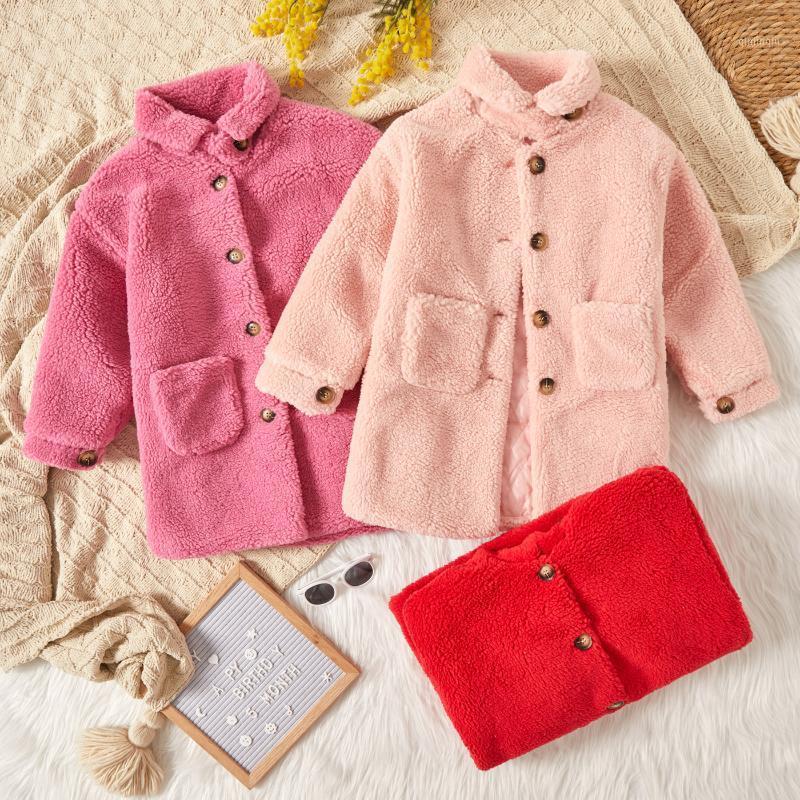 Coat PatPat Kid Girl Lapel Collar Button Design Fuzzy Solid, Blue;gray
Coat PatPat Kid Girl Lapel Collar Button Design Fuzzy Solid, Blue;gray