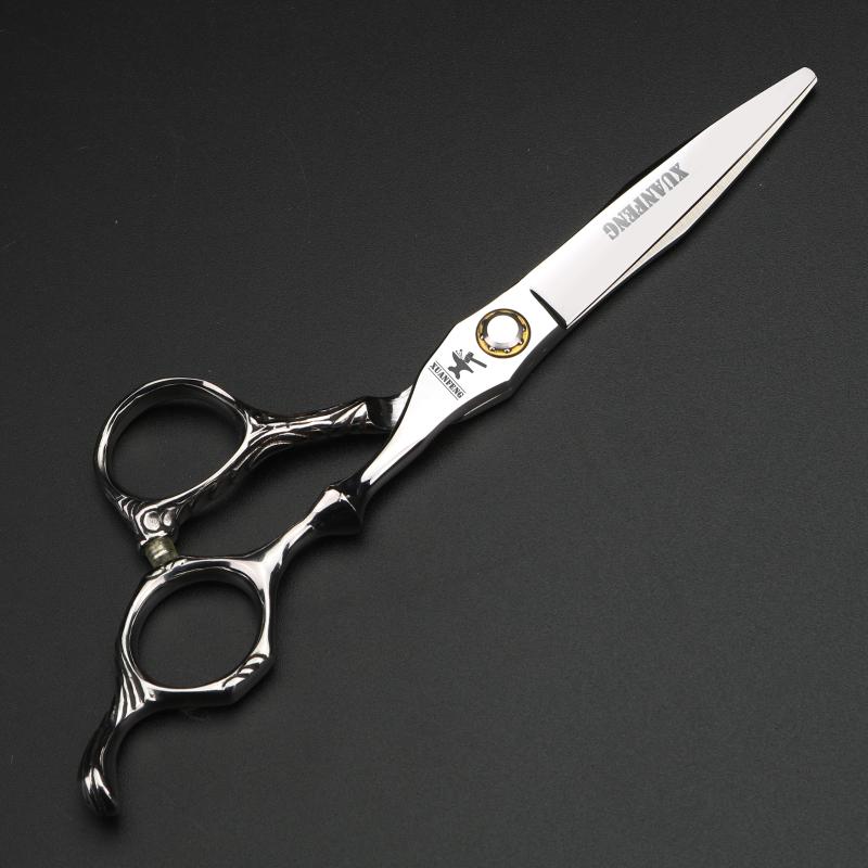 Hair Scissors 6" Professional Hairdressing Set Cutting Thinning Barber Shears High Quality Big Bearing Screw Shear