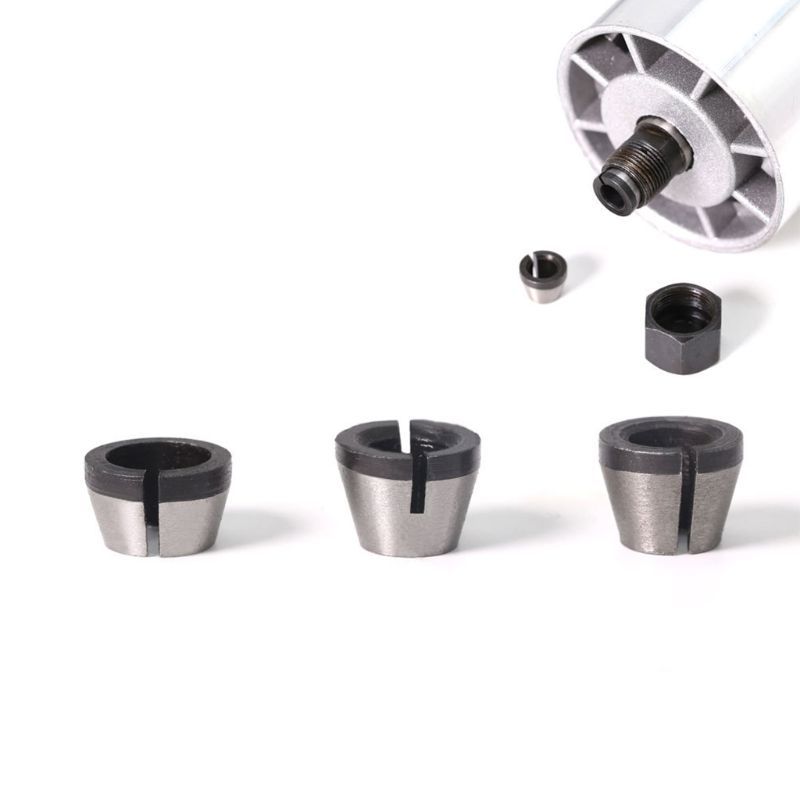 1-3 Pcs 6 Mm 6.35 Mm 8 mm Spantang High engraving Trims Machine Electric Router Bit Spantangen sets Prices