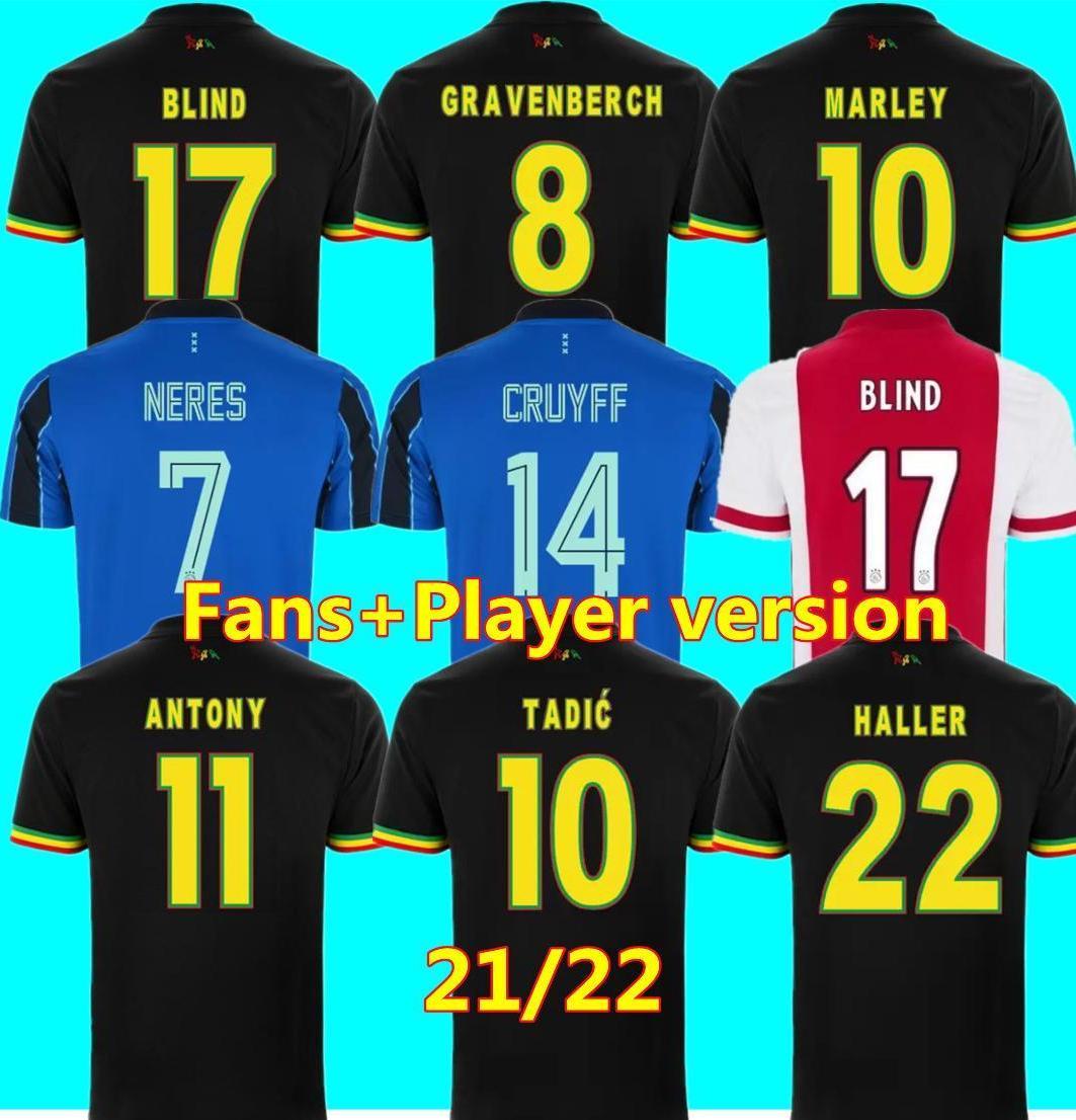 21 22 soccer jerseys BERGHUIS HALLER BLIND NERES CRUYFF KLAASSEN GRAVENBERCH MARLEY 2021 2022 football shirts men kids sets uniforms, Black;yellow
21 22 soccer jerseys BERGHUIS HALLER BLIND NERES CRUYFF KLAASSEN GRAVENBERCH MARLEY 2021 2022 football shirts men kids sets uniforms, Black;yellow
