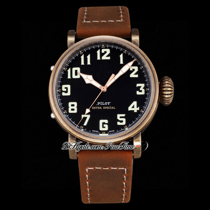 45mm Rose Gold Big Number Markers Miyota Automatic Mens Watch Black Dial Brown Asso Strap With White Line Super Edition Watches Puretime E01a1, Enhanced waterproof service
45mm Rose Gold Big Number Markers Miyota Automatic Mens Watch Black Dial Brown Asso Strap With White Line Super Edition Watches Puretime E01a1, Enhanced waterproof service