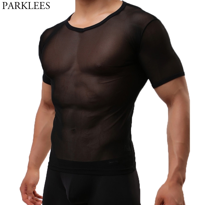 Men's Sexy Transparent Short Sleeve T-shirt Fashion See-through Underwear Shirts Men Mesh Sheer Top Understshirts Sleepwear 210629, Fleshcolor
Men's Sexy Transparent Short Sleeve T-shirt Fashion See-through Underwear Shirts Men Mesh Sheer Top Understshirts Sleepwear 210629, Fleshcolor