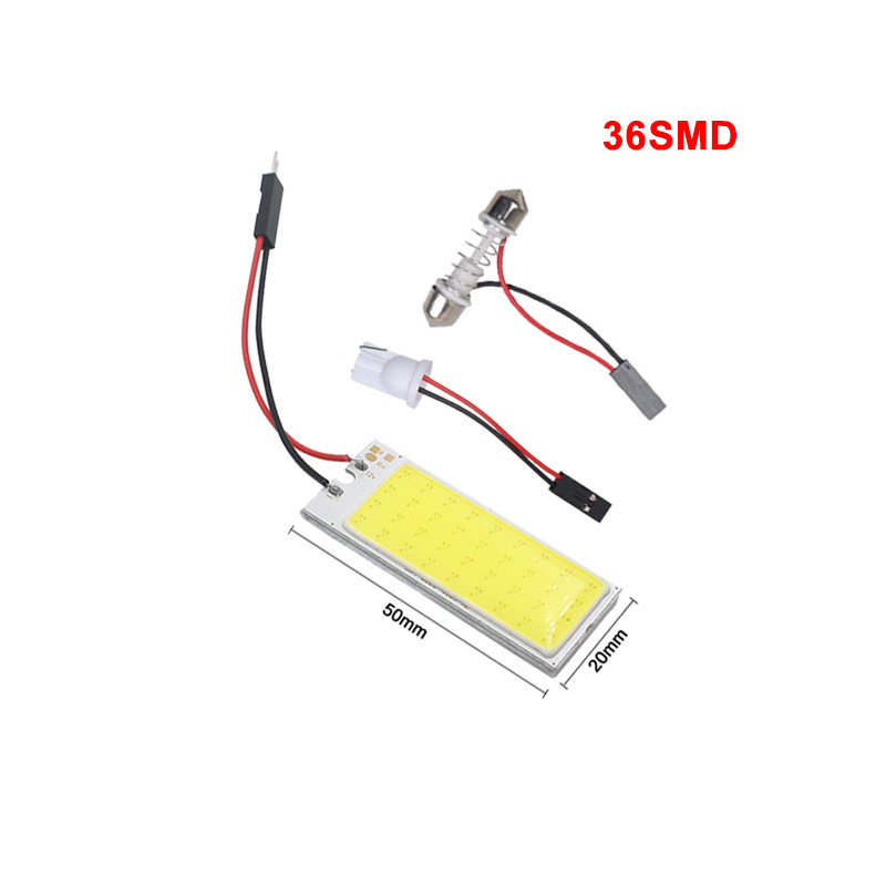 Led Dome Light Bulb cob 36-smd 12v Auto Lights Panel Car interior map Reading Plate Light Roof Ceiling Wired Lamp BA9S T10 Festoon Adapter(31-41mm)
Led Dome Light Bulb cob 36-smd 12v Auto Lights Panel Car interior map Reading Plate Light Roof Ceiling Wired Lamp BA9S T10 Festoon Adapter(31-41mm)
