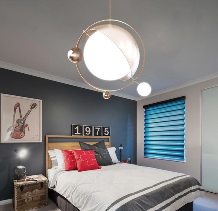 Planet led Pendant Lamps lighting children's room restaurant globe moon hanging lamp Nordic style bedroom
Planet led Pendant Lamps lighting children's room restaurant globe moon hanging lamp Nordic style bedroom
