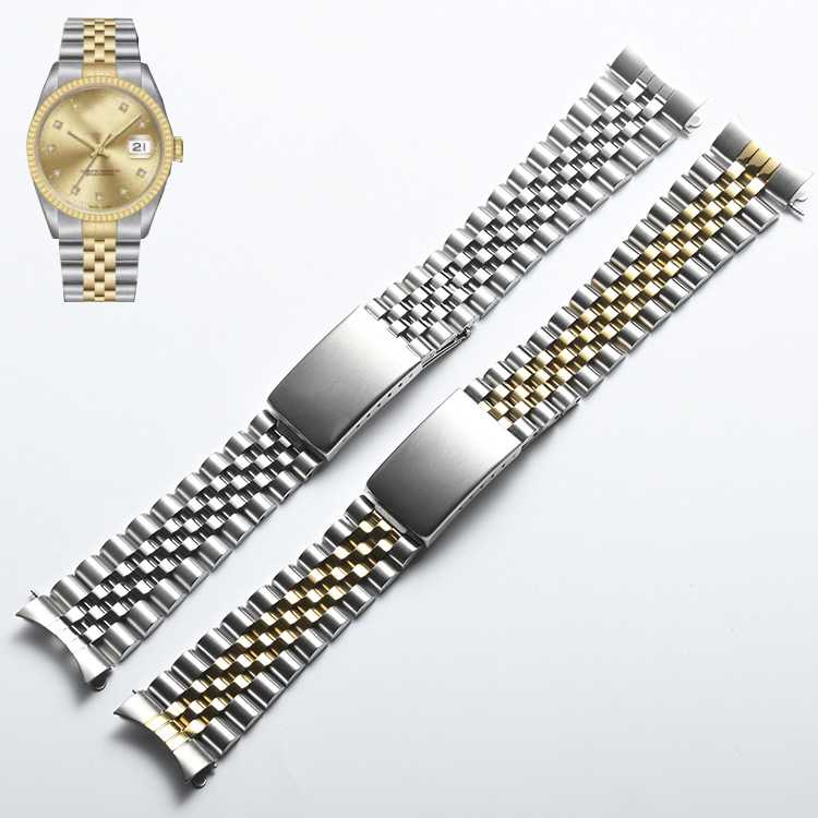 Watch Bands 13mm 17mm 20mm Two Tone Steel Replacement Jubilee Bracelet Made For Datejust
Watch Bands 13mm 17mm 20mm Two Tone Steel Replacement Jubilee Bracelet Made For Datejust
