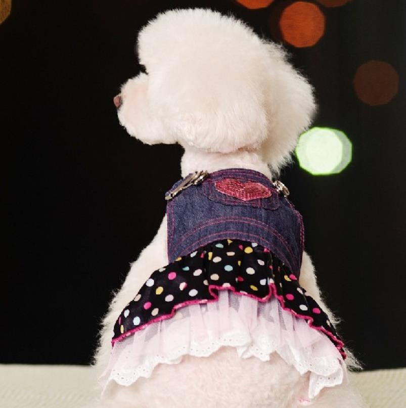 Pet Home & Gardenlovely Casual Sweet Cute Canine Denim Jean Dress Clothes Heart Print Pets Puppy Skirt Apparel Clothing Dog Supplies Drop De
Pet Home & Gardenlovely Casual Sweet Cute Canine Denim Jean Dress Clothes Heart Print Pets Puppy Skirt Apparel Clothing Dog Supplies Drop De