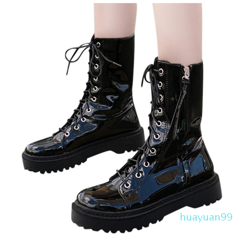 Boots Cool Retro Short Lace Up Shoes Casual Ankle Boot Thick Bootom Leather For Ladies, Black
Boots Cool Retro Short Lace Up Shoes Casual Ankle Boot Thick Bootom Leather For Ladies, Black