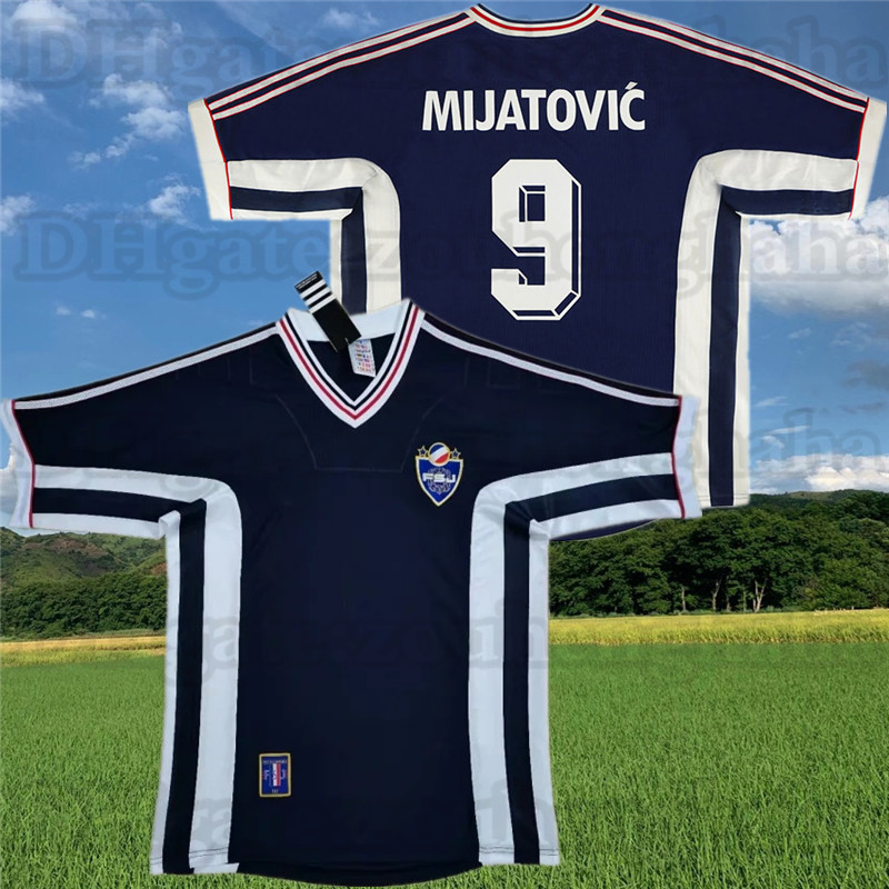 1998 Retro Yugoslavia MIJATOVIC Classic Soccer Jersey 98 00 STOJKOVIC STEVIC Mihajlovic Jugovic SAVICEVIC Vintage football shirt, Home
1998 Retro Yugoslavia MIJATOVIC Classic Soccer Jersey 98 00 STOJKOVIC STEVIC Mihajlovic Jugovic SAVICEVIC Vintage football shirt, Home