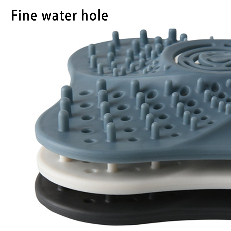 1Pcs Kitchen Supplies For Bathroom 3Colors Anti-blocking Hair Catcher Drain Covers TPR Multipurpose Sink Strainer Plug
