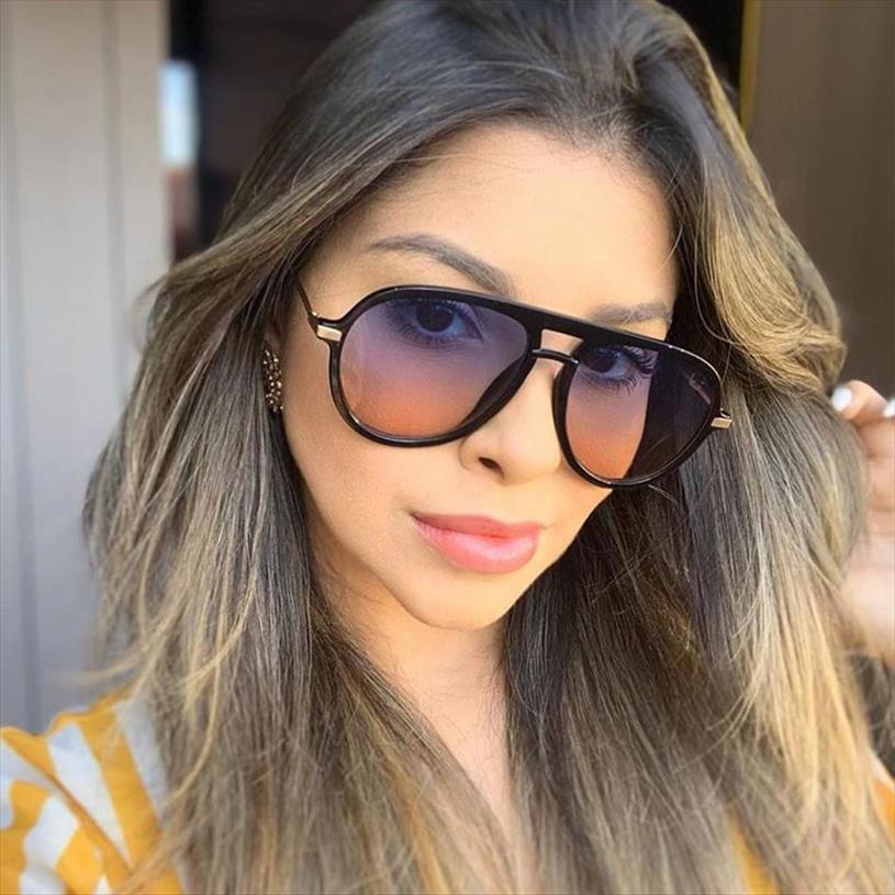Classic Retro Pilot Sunglasses Female Fashion Aviation Oversized Gradient Mens Driving Glasses Uv Women Ins, White;black
Classic Retro Pilot Sunglasses Female Fashion Aviation Oversized Gradient Mens Driving Glasses Uv Women Ins, White;black