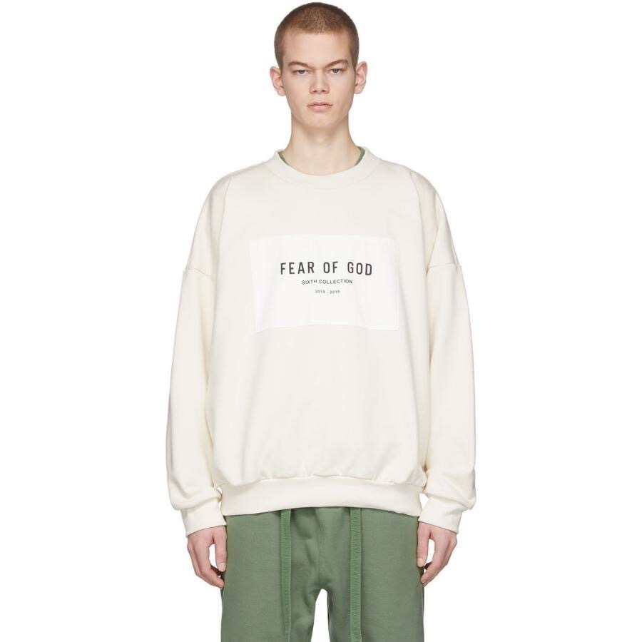 Fashion Fashion Fog Feel of God Season 6 Main Line Pasted with Letter Tide Brand High Street Loose Round Neck Long Sleeve Men' Sweater, Apricot
Fashion Fashion Fog Feel of God Season 6 Main Line Pasted with Letter Tide Brand High Street Loose Round Neck Long Sleeve Men' Sweater, Apricot