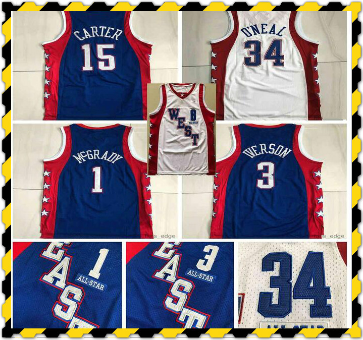 Authentic Stitched 2004 Tracy 1 McGrady Vince 15 Carter Mitchell Hardwoods Allen 3 Iverson Swingman Basketball Jerseys, White
Authentic Stitched 2004 Tracy 1 McGrady Vince 15 Carter Mitchell Hardwoods Allen 3 Iverson Swingman Basketball Jerseys, White