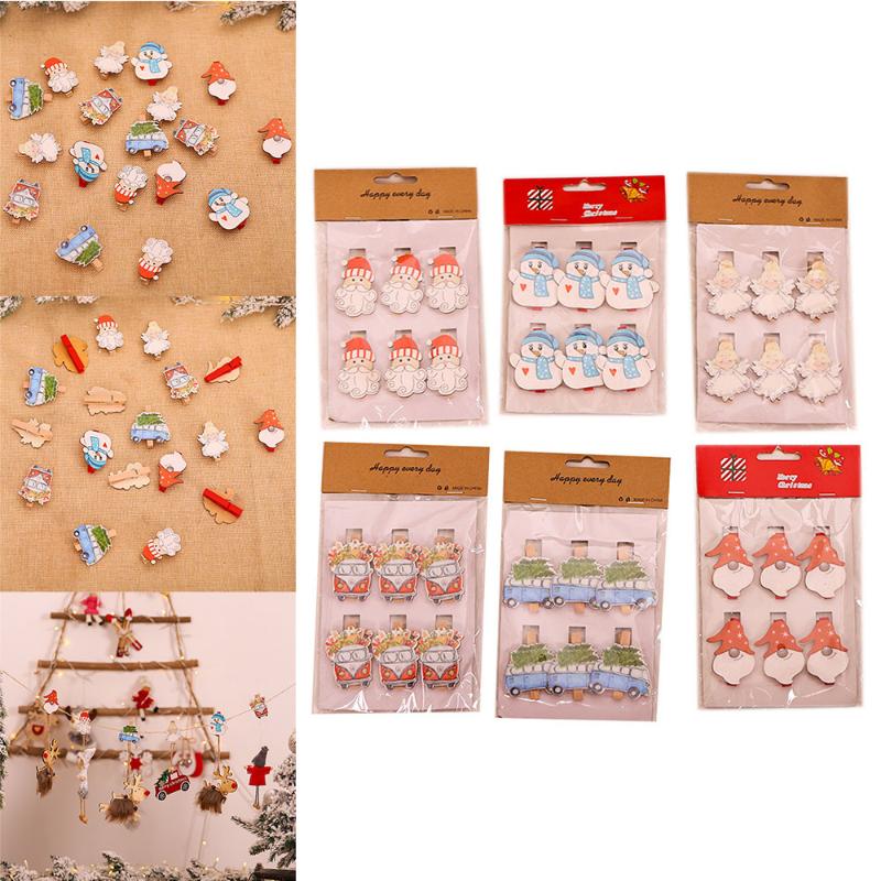 6Pcs/Set Christmas Santa Claus Wooden Clips Party Po Wall Clip DIY Ornaments Home Gift Supplies Hooks & Rails
6Pcs/Set Christmas Santa Claus Wooden Clips Party Po Wall Clip DIY Ornaments Home Gift Supplies Hooks & Rails
