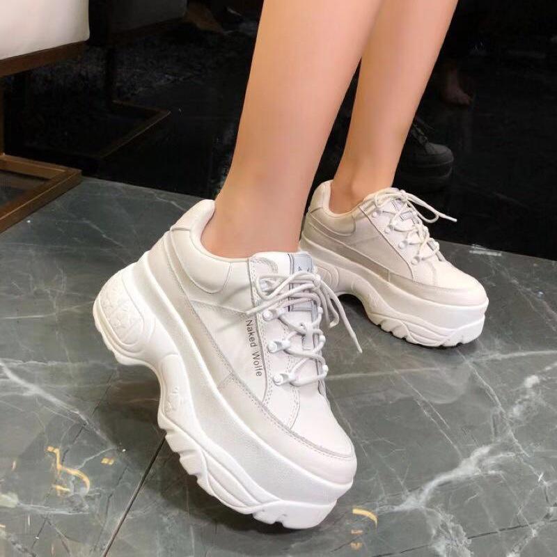 Dress Shoes White Sneakers Women 2021 Spring Autumn Fashion Leather Thick Sole Casual Lace-up Safety Non-slip Work Luxury, Black
Dress Shoes White Sneakers Women 2021 Spring Autumn Fashion Leather Thick Sole Casual Lace-up Safety Non-slip Work Luxury, Black