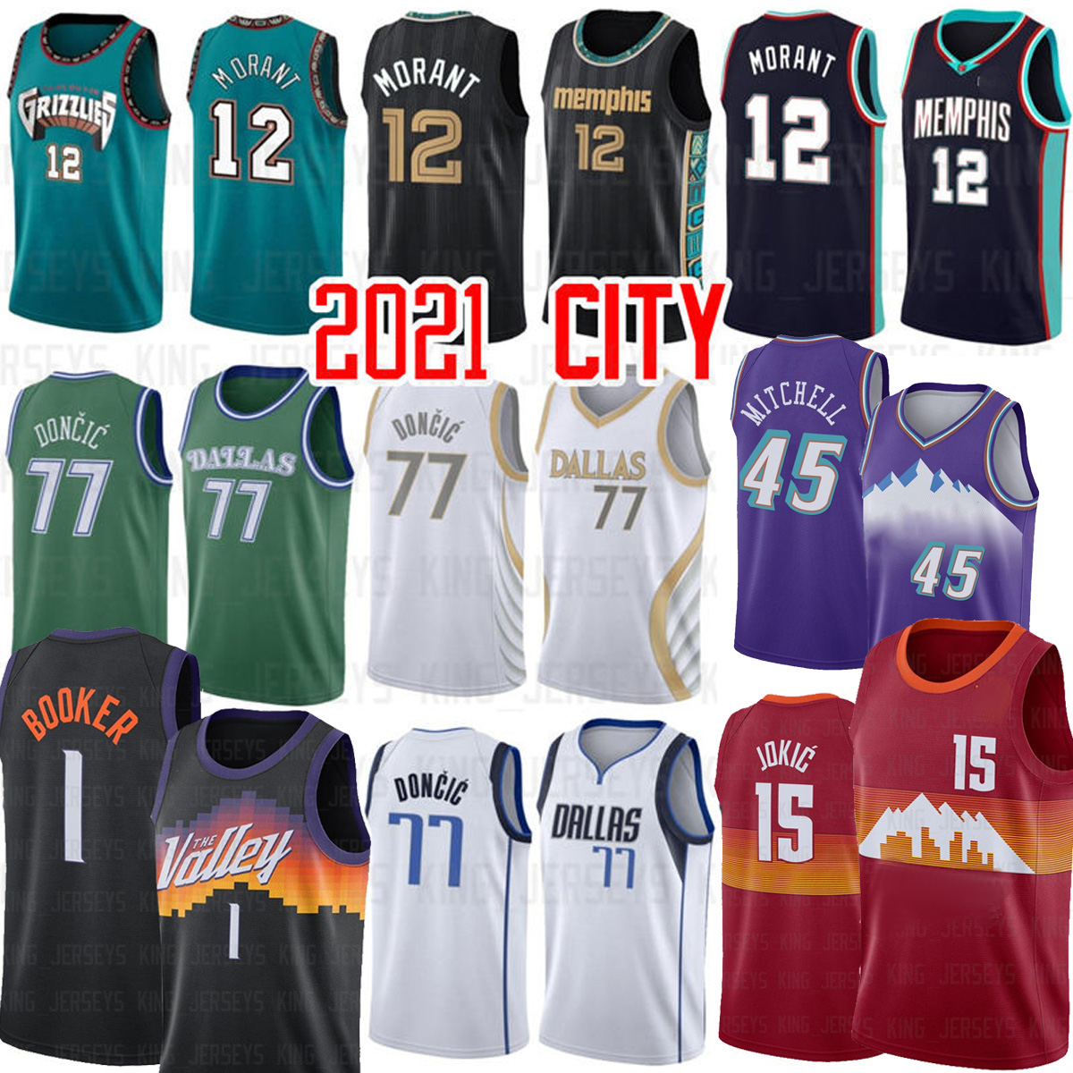 Ja 12 Morant Luka Basketball Jerseys LaMelo Ball 77 Doncic Memphis Grizzlies NBA Dallas Mavericks Hornets Charlotte, Black;red
Ja 12 Morant Luka Basketball Jerseys LaMelo Ball 77 Doncic Memphis Grizzlies NBA Dallas Mavericks Hornets Charlotte, Black;red