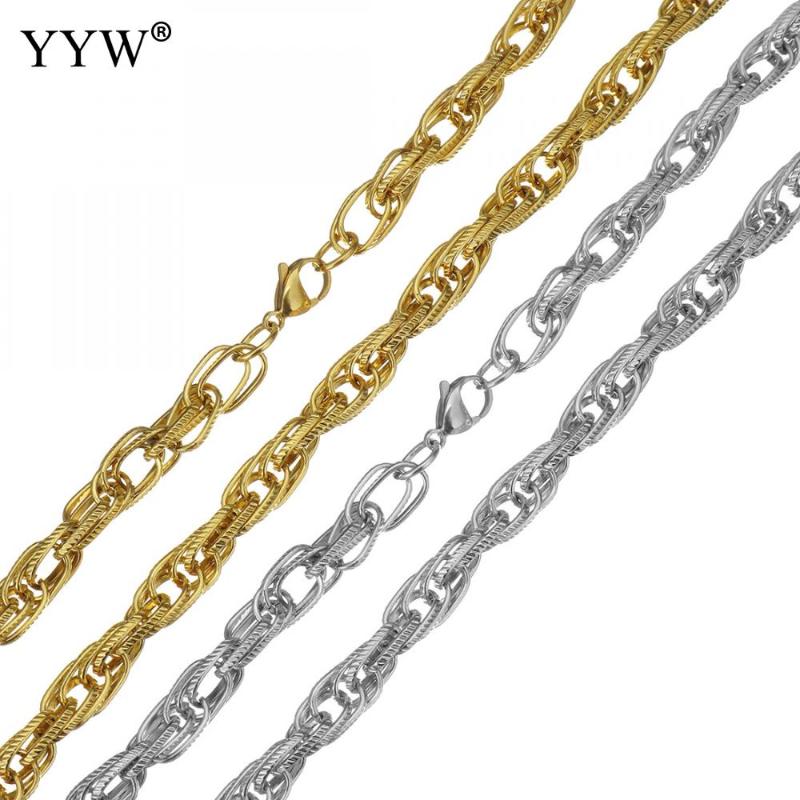 23inch 8mm Wholesale Stainless Steel Chains Necklace Gold Silver Color Link Chain DIY Jewelry Accessories Men Boy Gifts
23inch 8mm Wholesale Stainless Steel Chains Necklace Gold Silver Color Link Chain DIY Jewelry Accessories Men Boy Gifts