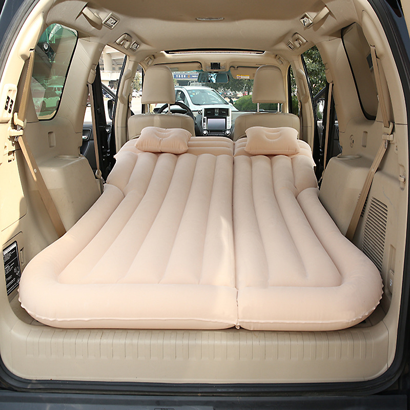 Car Inflatable Bed Air Mattress Universal SUV Car Travel Sleeping Pad Outdoor Camping Mat Child Rear Exhaust Pad Rear Seat