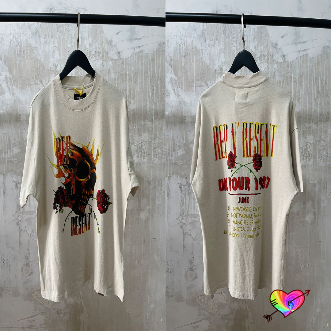 Designer Casual Print Men's T-shirts Women 1:1 High Quality Concert Posters Broken Vintage Tops
Designer Casual Print Men's T-shirts Women 1:1 High Quality Concert Posters Broken Vintage Tops