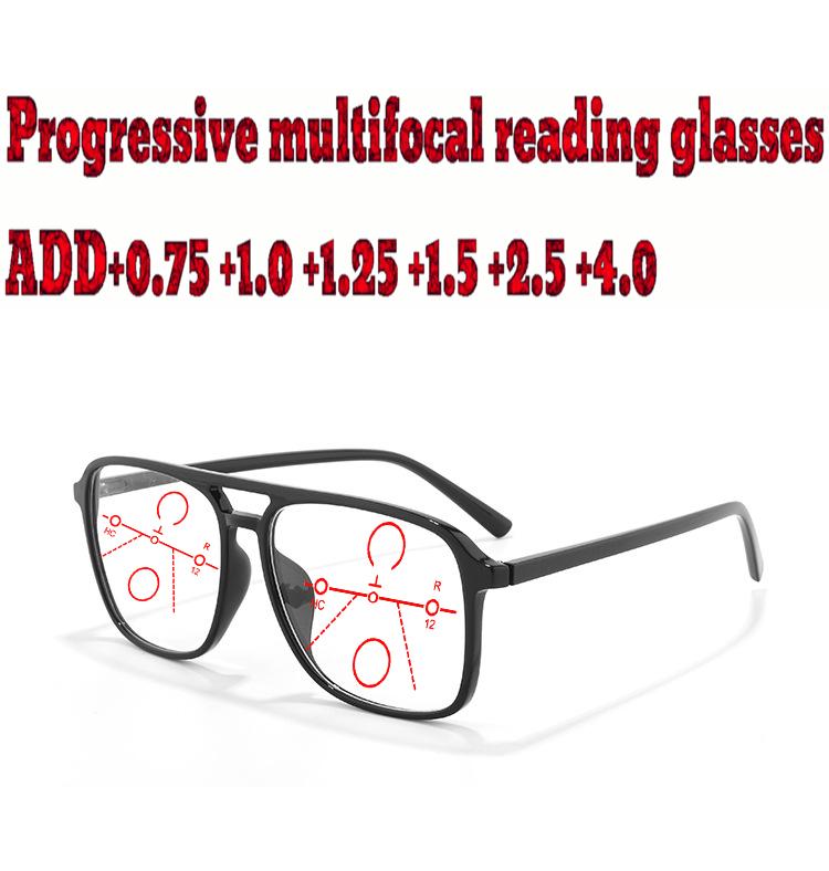 Sunglasses Progressive Multifocal Anti Blue Light Reading Glasses Large Size Men Women High Quality +1.0 +1.5 +1.75 +2.0 +2.5 +3 +3.5 +4
Sunglasses Progressive Multifocal Anti Blue Light Reading Glasses Large Size Men Women High Quality +1.0 +1.5 +1.75 +2.0 +2.5 +3 +3.5 +4