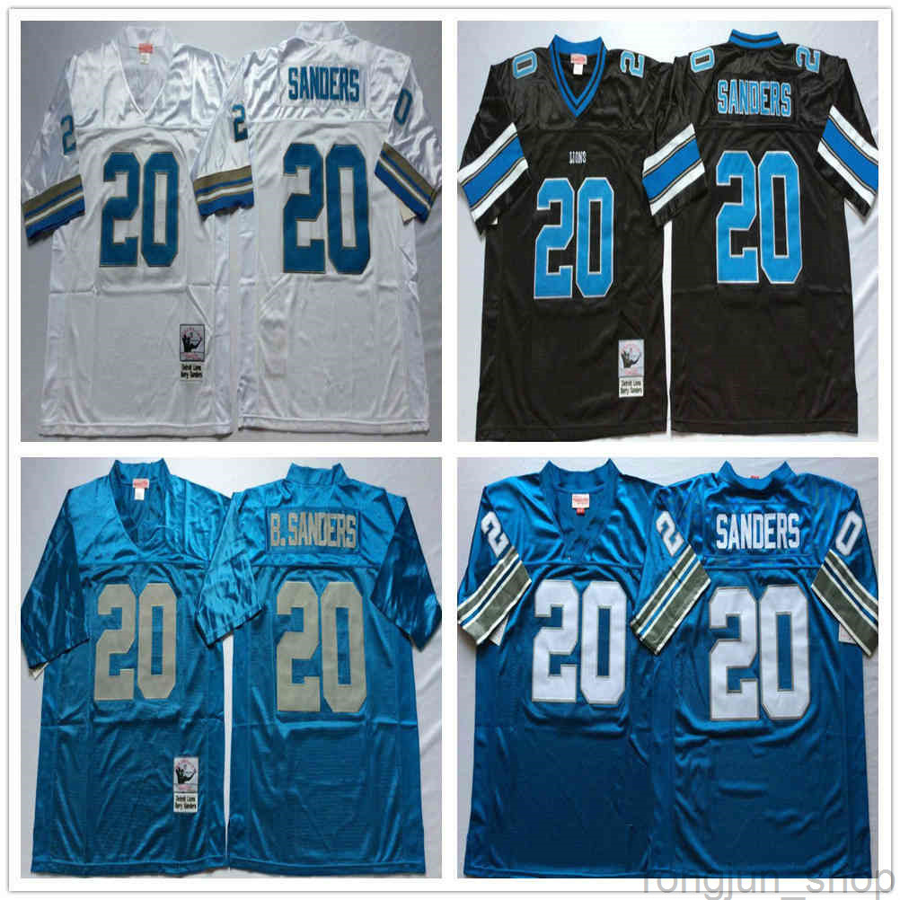 NCAA Vintage Classic Mens #20 Barry Sanders Jersey Black Blue White Home Away Stitched Retro B.Sanders Football Jerseys Shirts Top Quality, As picture
NCAA Vintage Classic Mens #20 Barry Sanders Jersey Black Blue White Home Away Stitched Retro B.Sanders Football Jerseys Shirts Top Quality, As picture