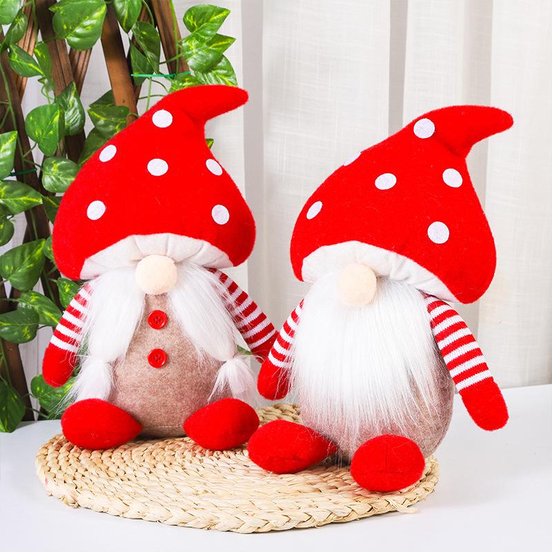 Christmas Decorations Rudolf Faceless Old Man Desktop Decoration Cute Mushroom-Shaped Haircut Doll Forest Elf
Christmas Decorations Rudolf Faceless Old Man Desktop Decoration Cute Mushroom-Shaped Haircut Doll Forest Elf