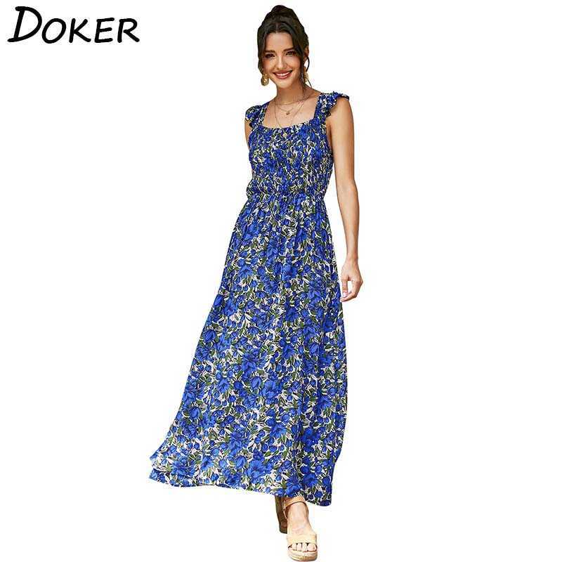 Fashion Floral High Waist Sleeveless Spaghetti Strap Women Dress V Neck Casual Big Hem Temperament Female Dresses 210604, Yellow
Fashion Floral High Waist Sleeveless Spaghetti Strap Women Dress V Neck Casual Big Hem Temperament Female Dresses 210604, Yellow