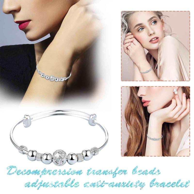 Beaded, Strands Women Lantern Bracelet Rotation Free Adjustable Transport Bead Anti-Anxiety Bracelets
Beaded, Strands Women Lantern Bracelet Rotation Free Adjustable Transport Bead Anti-Anxiety Bracelets