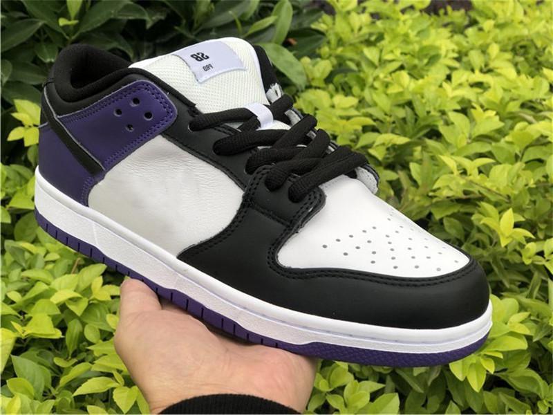 2021 Authentic Dunk SB Low Court Purple Skateboard Shoes Black Toe White Sneaker Men Women Outdoor Sports Shoes With Box Size 36-46
2021 Authentic Dunk SB Low Court Purple Skateboard Shoes Black Toe White Sneaker Men Women Outdoor Sports Shoes With Box Size 36-46