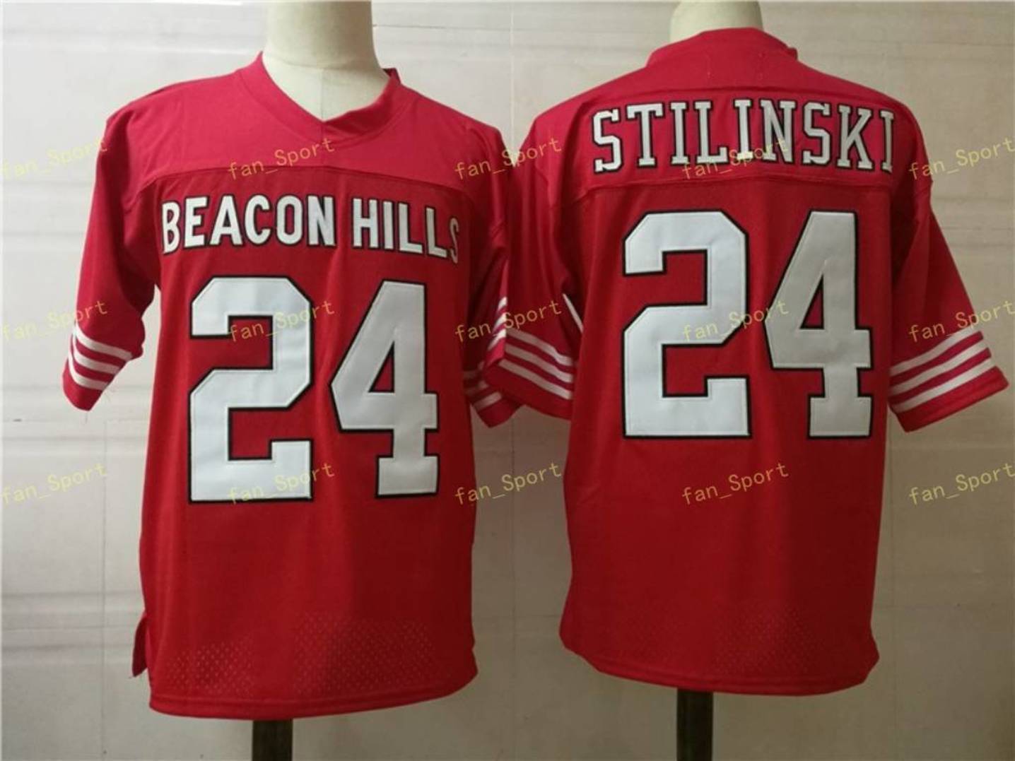 NCAA Beacon Hills #24 Stilinski Red College Football Jersey Maroon Jerseys Shirts -3XL, As
NCAA Beacon Hills #24 Stilinski Red College Football Jersey Maroon Jerseys Shirts -3XL, As