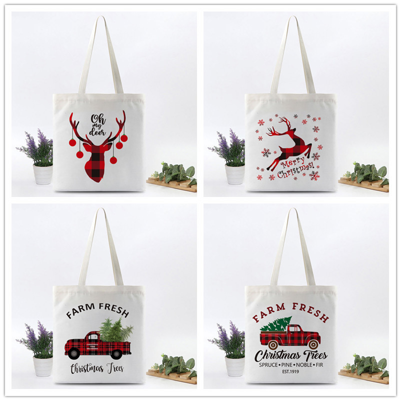Eco Friendly Reusable Deer Snowflake Christmas Shopping Bags Party Favor Handbags Grocery Canvas Shoulder Storage Tote Bag Business Holiday
Eco Friendly Reusable Deer Snowflake Christmas Shopping Bags Party Favor Handbags Grocery Canvas Shoulder Storage Tote Bag Business Holiday