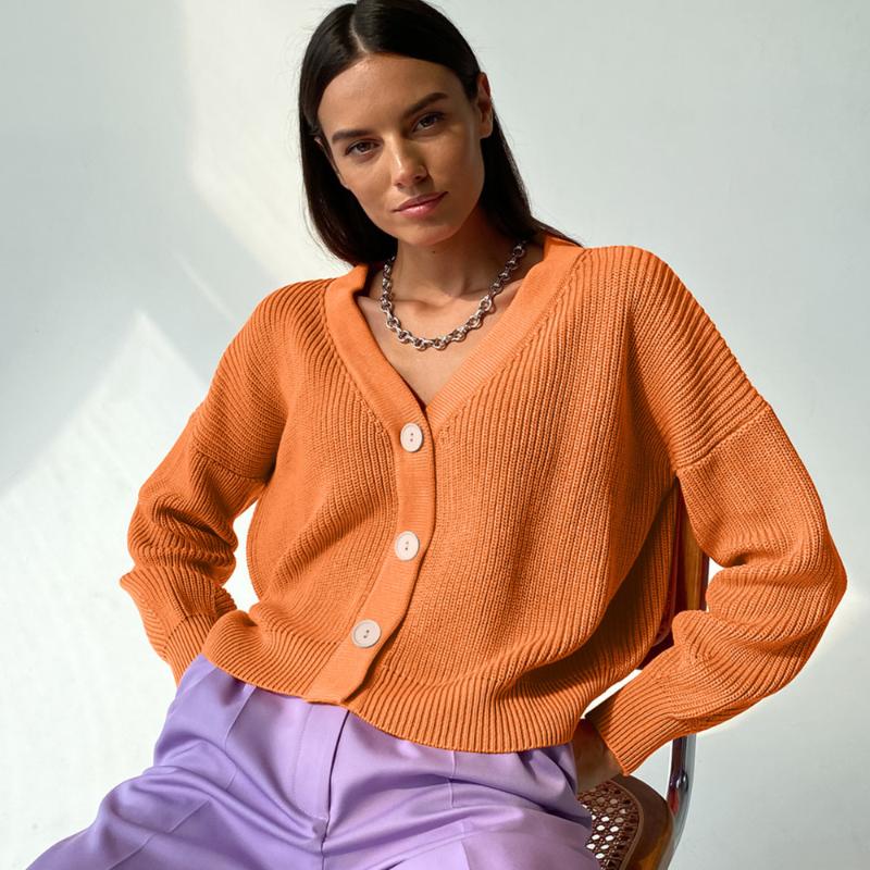 Women's Knits & Tees Autumn Winter Cardigan Single-breasted Solid Color Knitted Commuter KniSweater Women V-neck Coat Black Long Sleeve Tops, White
Women's Knits & Tees Autumn Winter Cardigan Single-breasted Solid Color Knitted Commuter KniSweater Women V-neck Coat Black Long Sleeve Tops, White