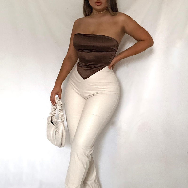 Strapless Scarf Crop Tops for Women Fashion Sleeveless Backless Club Party Sexy Wrap Mini Tube Top Cropped Solid 051905, White
Strapless Scarf Crop Tops for Women Fashion Sleeveless Backless Club Party Sexy Wrap Mini Tube Top Cropped Solid 051905, White