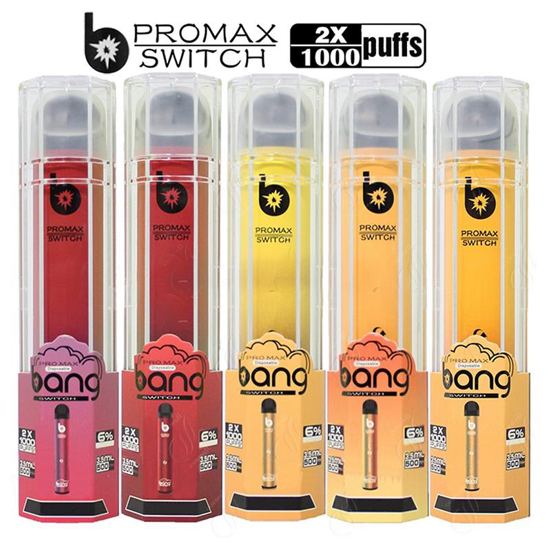 Promax Bang Switch Vape Original Pro Max 2 in 1 Disposable Cigarettes Pen Double Pods 2000 Puffs Maxpro Twist Dual Cartridges Vaporizers e C
Promax Bang Switch Vape Original Pro Max 2 in 1 Disposable Cigarettes Pen Double Pods 2000 Puffs Maxpro Twist Dual Cartridges Vaporizers e C