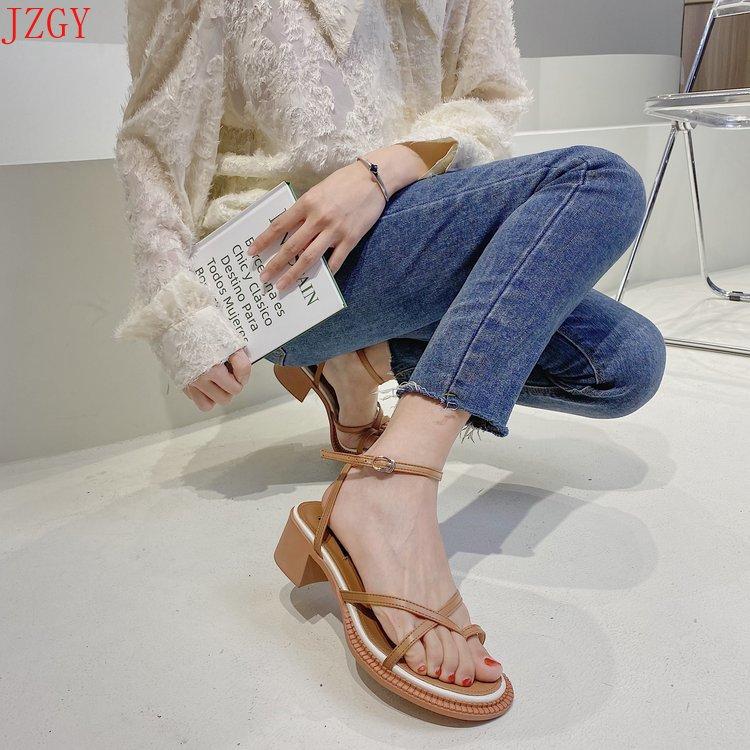 Roman Sandal Women's 2021 Summer Shoes Fashion Open Toe With Buckle And High Heel Sandals, Black
Roman Sandal Women's 2021 Summer Shoes Fashion Open Toe With Buckle And High Heel Sandals, Black