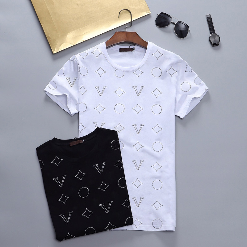 Summer Mens T Shirt Casual Man Womens Loose Tees With Letters Print Short Sleeves Fashion Men Shirts Size M-XXXL, White;black 
Summer Mens T Shirt Casual Man Womens Loose Tees With Letters Print Short Sleeves Fashion Men Shirts Size M-XXXL, White;black