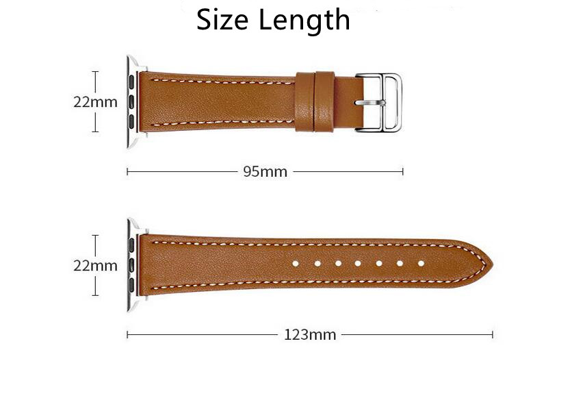 Business Real Leather Loop Bracelet Belt Band for Apple Watch 6 SE 5 4 42MM 38MM 44MM 40MM Strap on Smart iWatch 3 2 1 Watchband7684479