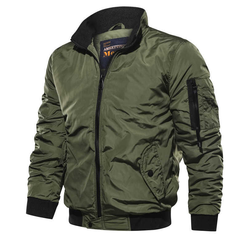 Men's Bomber Jacket Aurumn Winter Slim Military Jacket Men Outerwear Long Sleeve Jackes and Coats Mens Casual Clothing Plus Size X0621, Mg9023black
Men's Bomber Jacket Aurumn Winter Slim Military Jacket Men Outerwear Long Sleeve Jackes and Coats Mens Casual Clothing Plus Size X0621, Mg9023black
