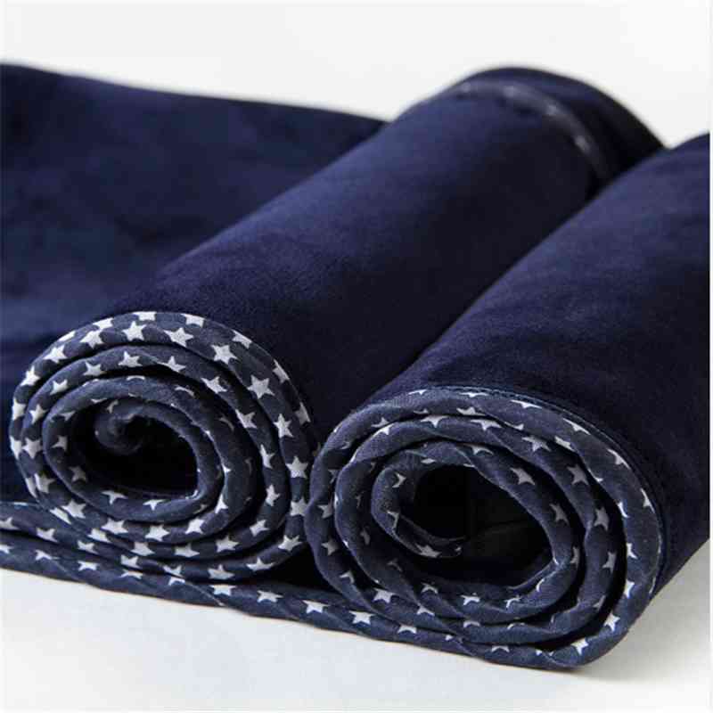 Woman's Jeans Winter Warm Elastic Plus Size Pencil Pants High Waist Black Boyfriends Mom Vintage Korean Jean Trouser 210428
