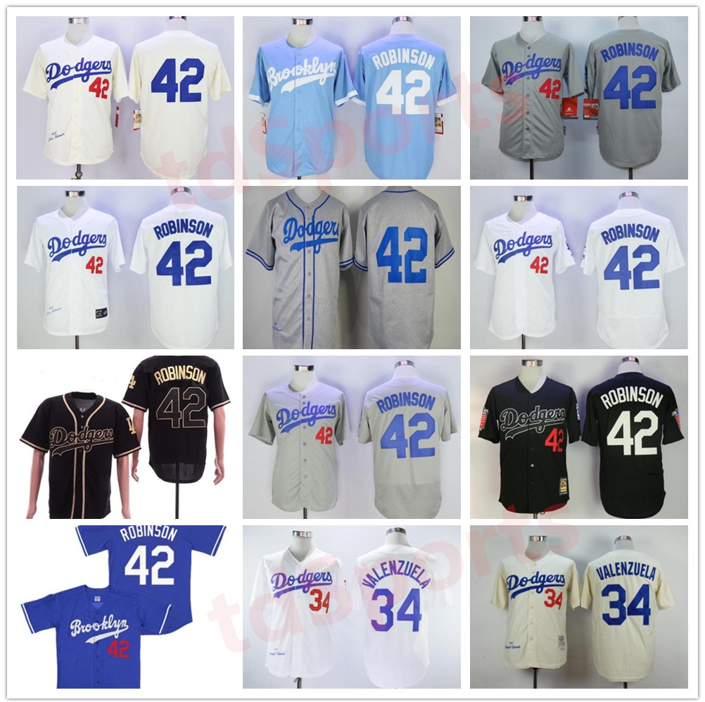 Retro Men Women kids 42 Jackie Robinson Jersey 34 Fernando Valenzuela 1955 1963 Vintage Baseball Jerseys Cooll Breathable Size S-3XL, Blue;black
Retro Men Women kids 42 Jackie Robinson Jersey 34 Fernando Valenzuela 1955 1963 Vintage Baseball Jerseys Cooll Breathable Size S-3XL, Blue;black