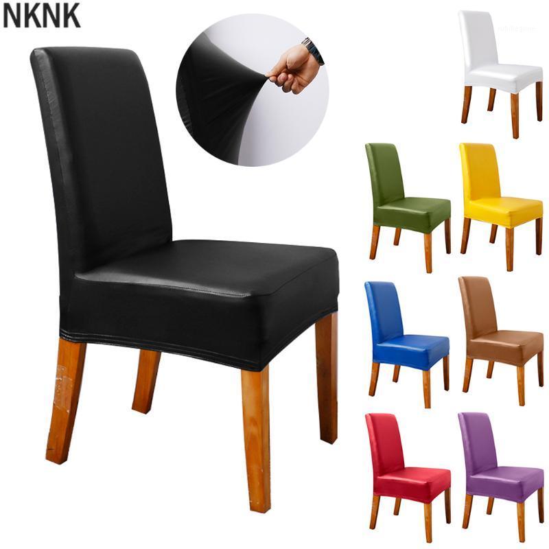Leather Banquet Chair Cover Seat Case Solid Spandex Stretch Party Decor Dining Room Protector Housse De Chaise Covers
Leather Banquet Chair Cover Seat Case Solid Spandex Stretch Party Decor Dining Room Protector Housse De Chaise Covers