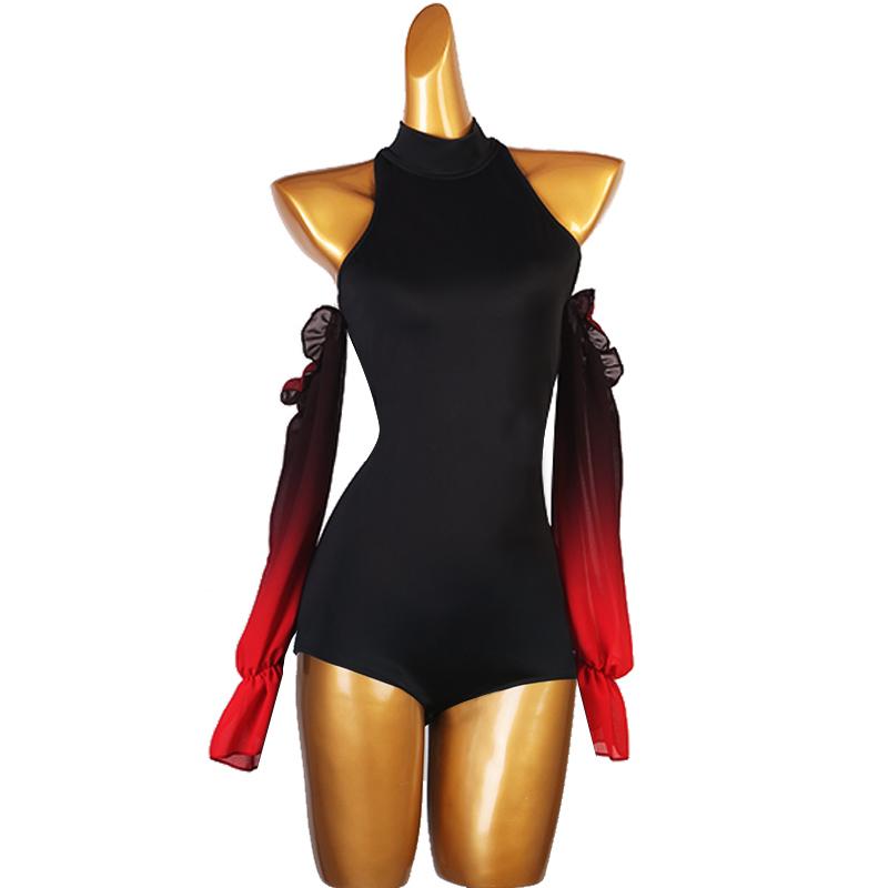 Stage Wear Long Sleeve Patchwork Clip Collar Latin Dance Dress Women Bodysuit Practice Costumes For Performance Modern, Latin dress
Stage Wear Long Sleeve Patchwork Clip Collar Latin Dance Dress Women Bodysuit Practice Costumes For Performance Modern, Latin dress
