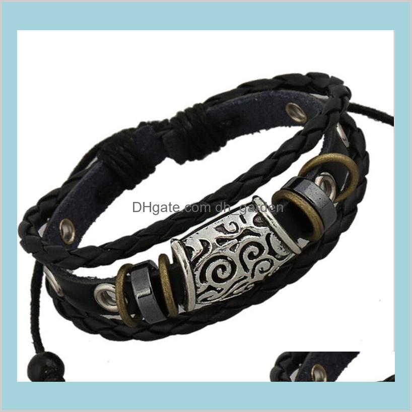 Charm Drop Delivery 2021 Ly Design Handmade Fashion Retro Pierced Ring Infinity Charms For Men Leather Rope Bracelets Jewelry Xnwyu, Golden;silver
Charm Drop Delivery 2021 Ly Design Handmade Fashion Retro Pierced Ring Infinity Charms For Men Leather Rope Bracelets Jewelry Xnwyu, Golden;silver