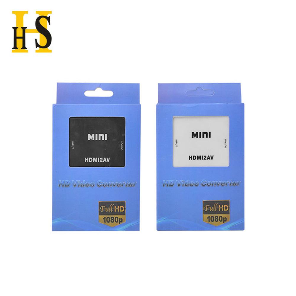 AV/RCA CVBS to HDMI compatible converter 1080P video MINI AV2HDMI adapter for HDTV projector set-top box Professional Manufacture
AV/RCA CVBS to HDMI compatible converter 1080P video MINI AV2HDMI adapter for HDTV projector set-top box Professional Manufacture
