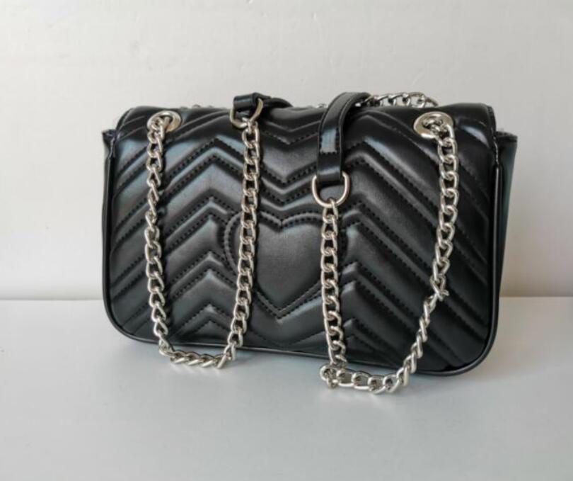 Fashion Women shoulder bags gold silver chain marmont Crossbody handbags Top quality wallet purse messenger bag 26cm NO15789, Green
Fashion Women shoulder bags gold silver chain marmont Crossbody handbags Top quality wallet purse messenger bag 26cm NO15789, Green