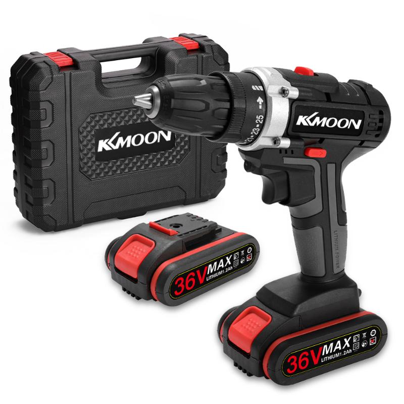 Professiona Electric Drills KKMoon 36V Drill Cordless High-power 2 Lithium Battery Wireless Hand Brush Motor Home DIY Power Tools
Professiona Electric Drills KKMoon 36V Drill Cordless High-power 2 Lithium Battery Wireless Hand Brush Motor Home DIY Power Tools