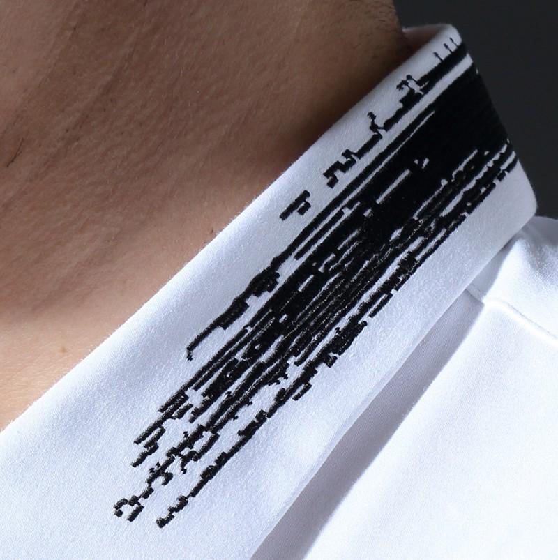 Minglu Men Shirt Design Mens Dress Shirts Slim Fit Long Sleeve Chemise Homme Formal Social Plus Size 4XL Men's Casual
