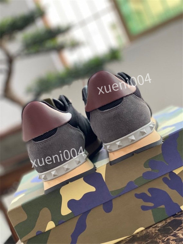 Top Quality Camouflage Sneaker Women Men Rivet Shoes Studded Flats Valentinoes Mesh Camo Suede Casual Trainers Rockrunner Shoes Chaussures, 02
Top Quality Camouflage Sneaker Women Men Rivet Shoes Studded Flats Valentinoes Mesh Camo Suede Casual Trainers Rockrunner Shoes Chaussures, 02