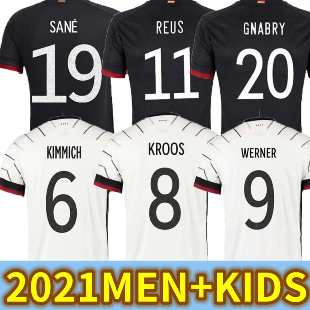 2021 Euro Germany Soccer Jersey MULLER WERNER SANE KROOS GORETZKA HAVERTZ GNABRY T-shirt fans Player version Germany man Boys Sets Uniforms, Black;yellow
2021 Euro Germany Soccer Jersey MULLER WERNER SANE KROOS GORETZKA HAVERTZ GNABRY T-shirt fans Player version Germany man Boys Sets Uniforms, Black;yellow