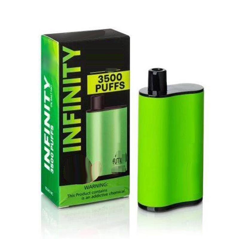 Fumed INFINITY Disposable vape e cigarettes 1500mah battery capacity 12ml with 3500 puffs vs Ultre Extra Device Welcome your label logo OEM customization!
Fumed INFINITY Disposable vape e cigarettes 1500mah battery capacity 12ml with 3500 puffs vs Ultre Extra Device Welcome your label logo OEM customization!