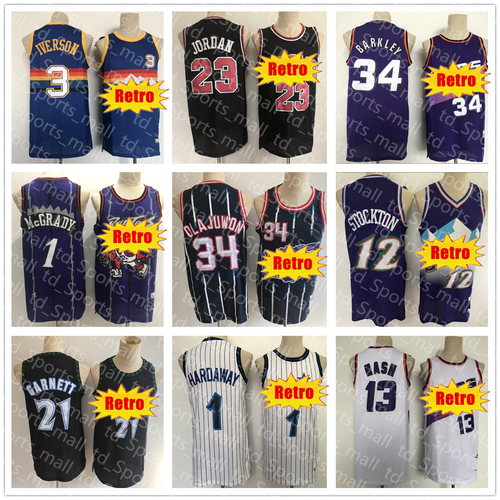 Men Retro Basketball jersey 34 NASH Antetokounmpo 13 MCGRADY GARNETT 1 21 IVERSON 12 3 STOCKTON Stitch Basketball Vintage jerseys, Black;red
Men Retro Basketball jersey 34 NASH Antetokounmpo 13 MCGRADY GARNETT 1 21 IVERSON 12 3 STOCKTON Stitch Basketball Vintage jerseys, Black;red